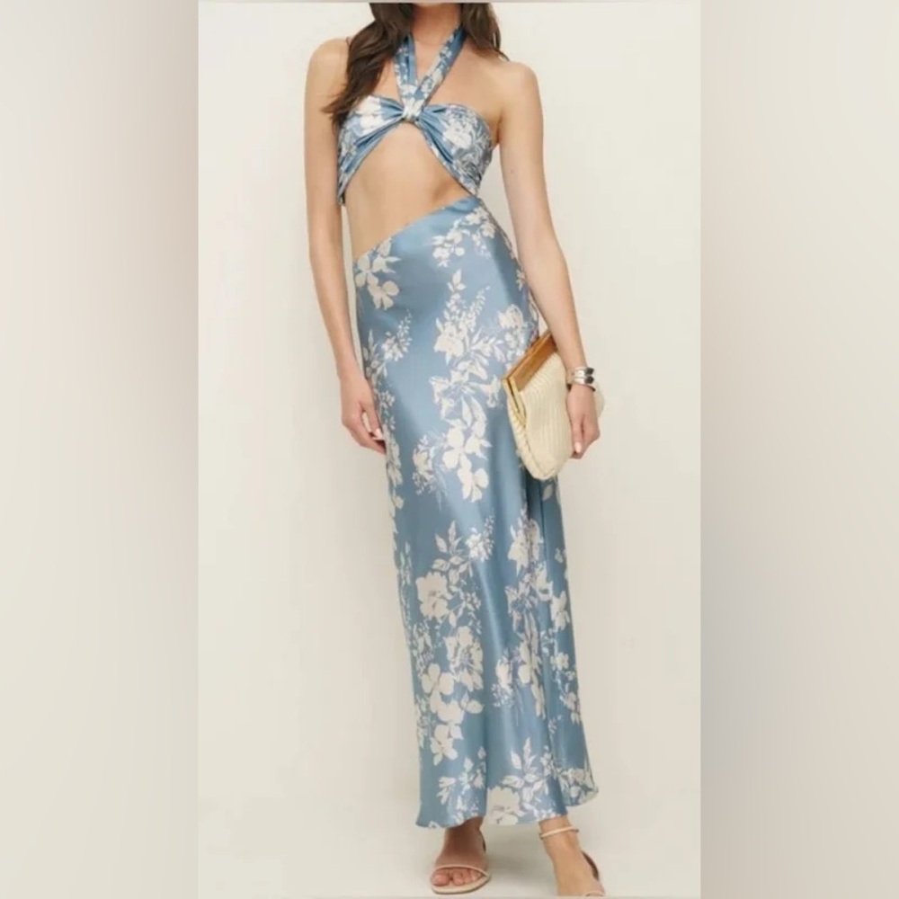 Reformation Vivi Silk Dress